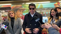 Ministro Collado lanza la nueva ruta promocional en la Línea A del tren en Nueva York