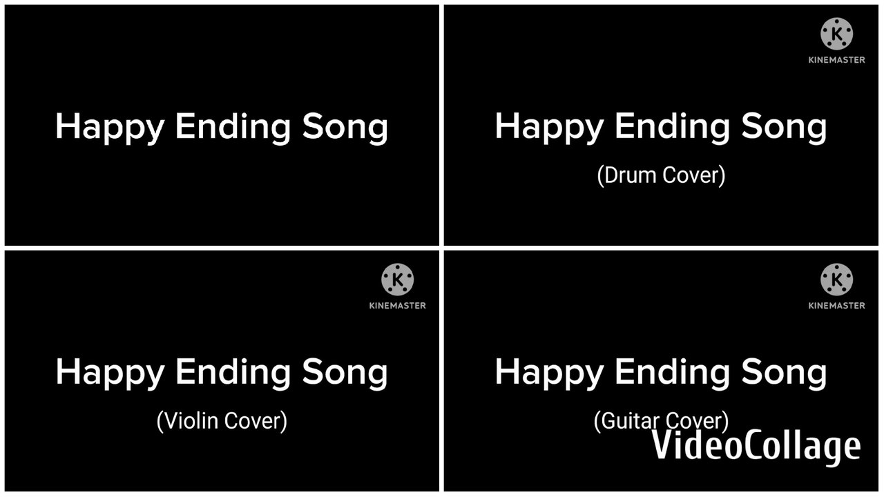 Happy Ending Song (Drum, Violin, and Guitar Mashup)