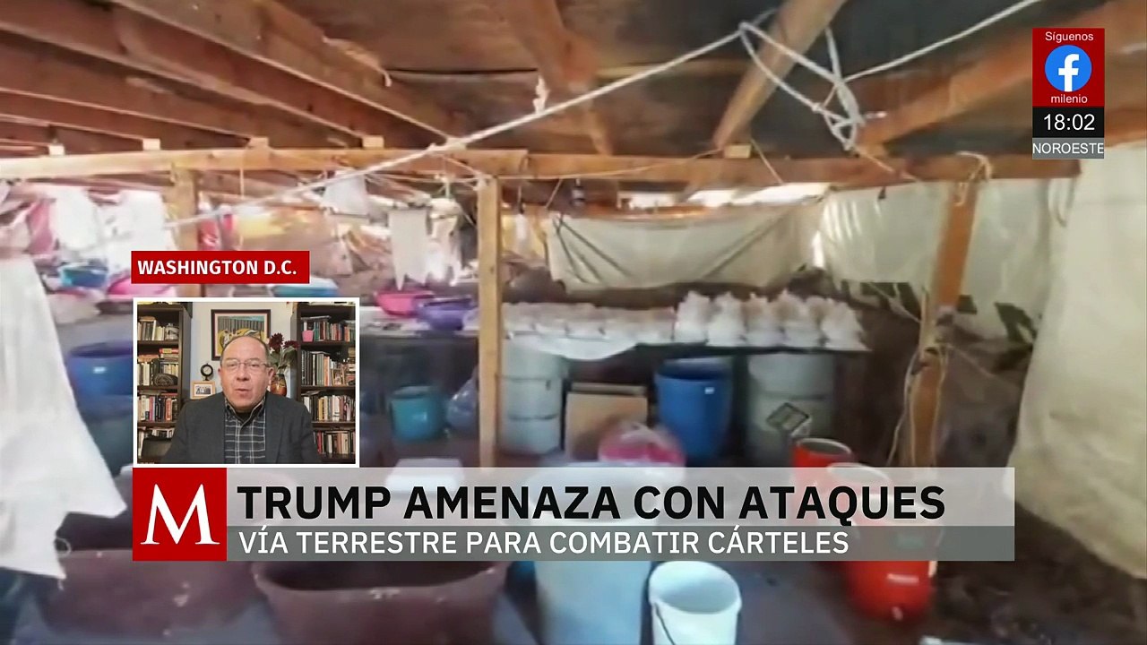 Donald Trump amenaza con ataques via terrestes para combatir carteles mexicanos