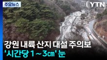 강원 내륙 산지 대설 주의보...’시간당 1∼3㎝’ 눈 / YTN