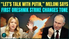 Meloni Backs Talks With Russia To End Ukraine War | First Ballistic Missile Strike Changes Tone?