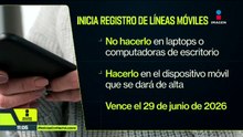 Registro de líneas móviles inicia con intermitencias; trámite solo es desde el celular