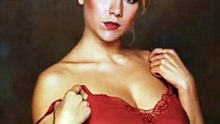 Samantha Fox In a Red Negligee bouncy, Ai inspired clip #sexy