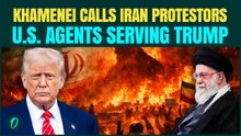 Khamenei BLASTS Iran Protesters as U.S Agents Serving Trump | ‘We Will Deal Harshly’ Warna In Anger