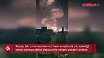 Rusya’da alevler yükseldi! Ukrayna’dan İHA saldırısı, petrol deposu hedef alındı