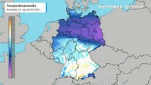 Deutschland wird in den kommenden Stunden zu einem Eiskeller! Es ist deutlich 