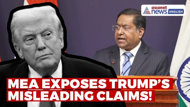 MEA EXPOSES Trump’s Misleading Claims Over India-US Trade deal, Refutes ‘Sir Remark’