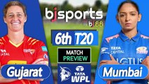 WPL 2026 | Mumbai Indians Women vs Gujarat Giants Women 6th T20 Match Preview |