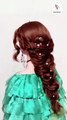 Elegant braid hairstyle ponytail hairstyle wedding braid hairstyle mermaid braid hairstyle simple hairstyle easy hairstyle quick braid hairstyle