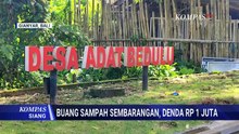 Denda Rp1 Juta Efektif, Desa Bedulu Gianyar Bali Mulai Bersih dari Sampah