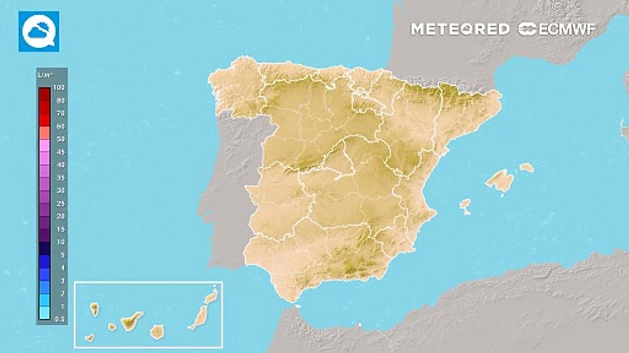 Los acumulados más notables se esperan en el oeste peninsular