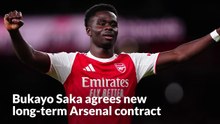 Bukayo Saka agrees new long-term Arsenal contract