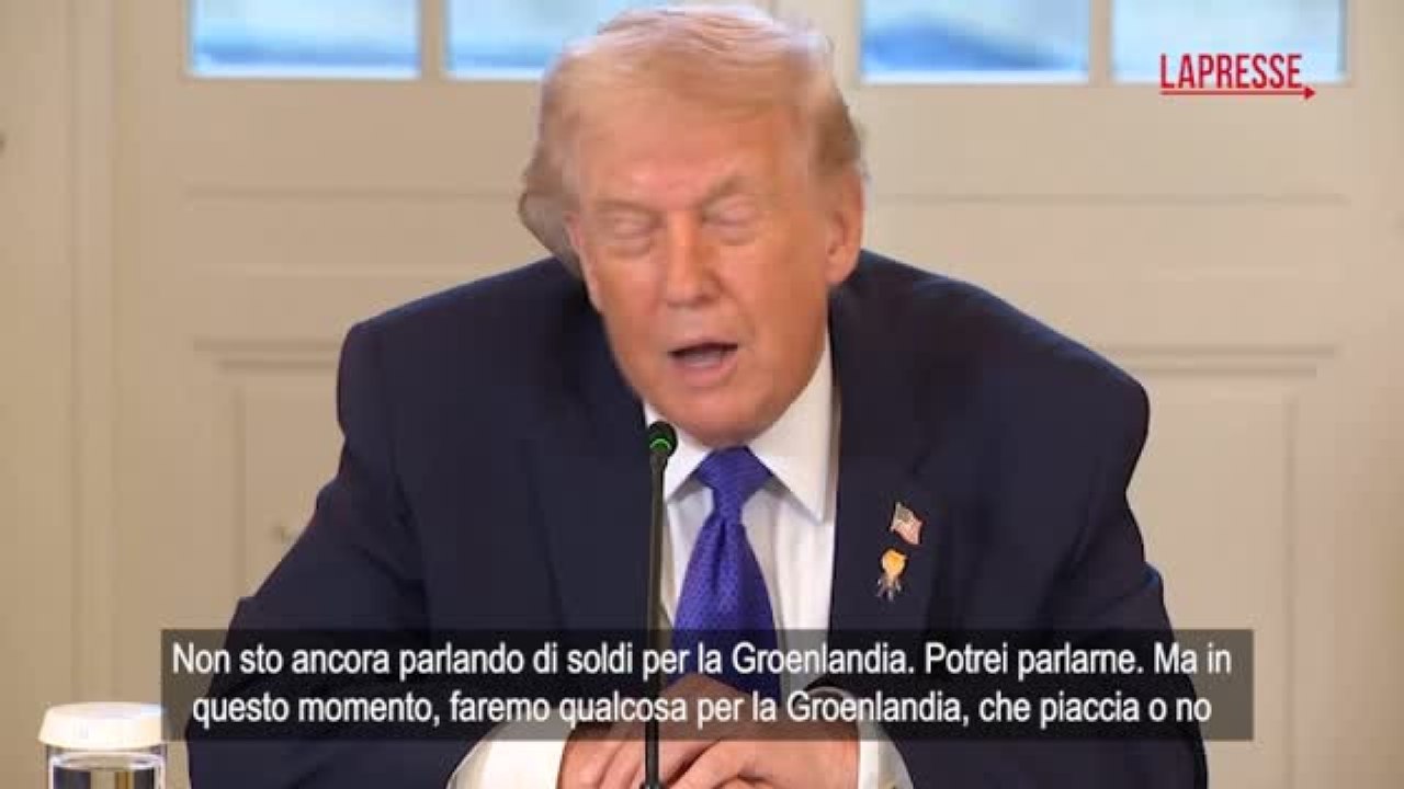 Usa, Trump: «Prenderemo la Groenlandia con le buone o con le cattive»