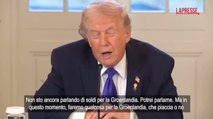 Usa, Trump: «Prenderemo la Groenlandia con le buone o con le cattive»