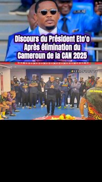 Samuel Eto’o parle au lions Indomptables après élimination du Cameroun à la CAN 2025 face au Maroc.#etoo #can2025 #Cameroun #maroc