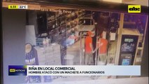 Fernando de la Mora: hombre creó disturbios en minimercado y agredió a empleados con un machete