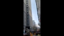 건물 외벽 마감재도 뜯어져...:"쾅쾅 소리 났다" / YTN