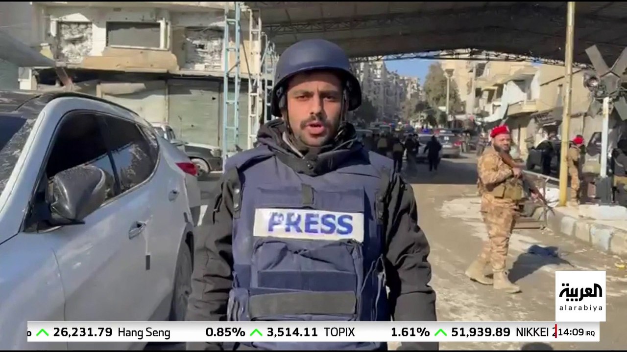 العربية ترصد دخول عناصر قوى الأمن السوري إلى حي الشيخ مقصود بمحافظ حلب