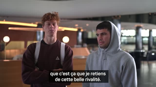 Open d'Australie - Alcaraz et Sinner : Nous nous poussons mutuellement à être meilleurs