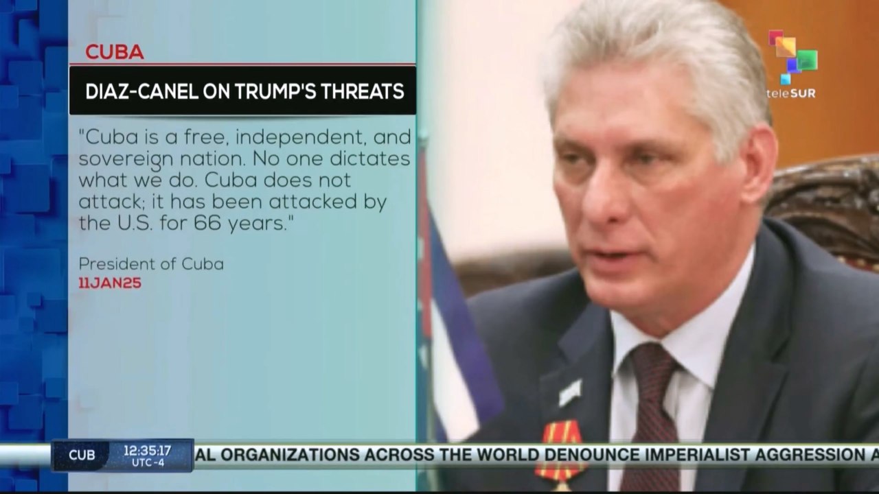 Cuba | Pres. Diaz-Canel on Trump's threats
