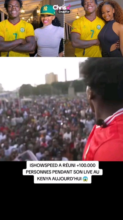 🚨 DU JAMAIS VU DANS L’HISTOIRE !ISHOWSPEED A RÉUNI +100.000 PERSONNES PENDANT SON LIVE AU KENYA AUJOURD’HUI 😱LE PLUS GRAND STREAMER AU MONDE.