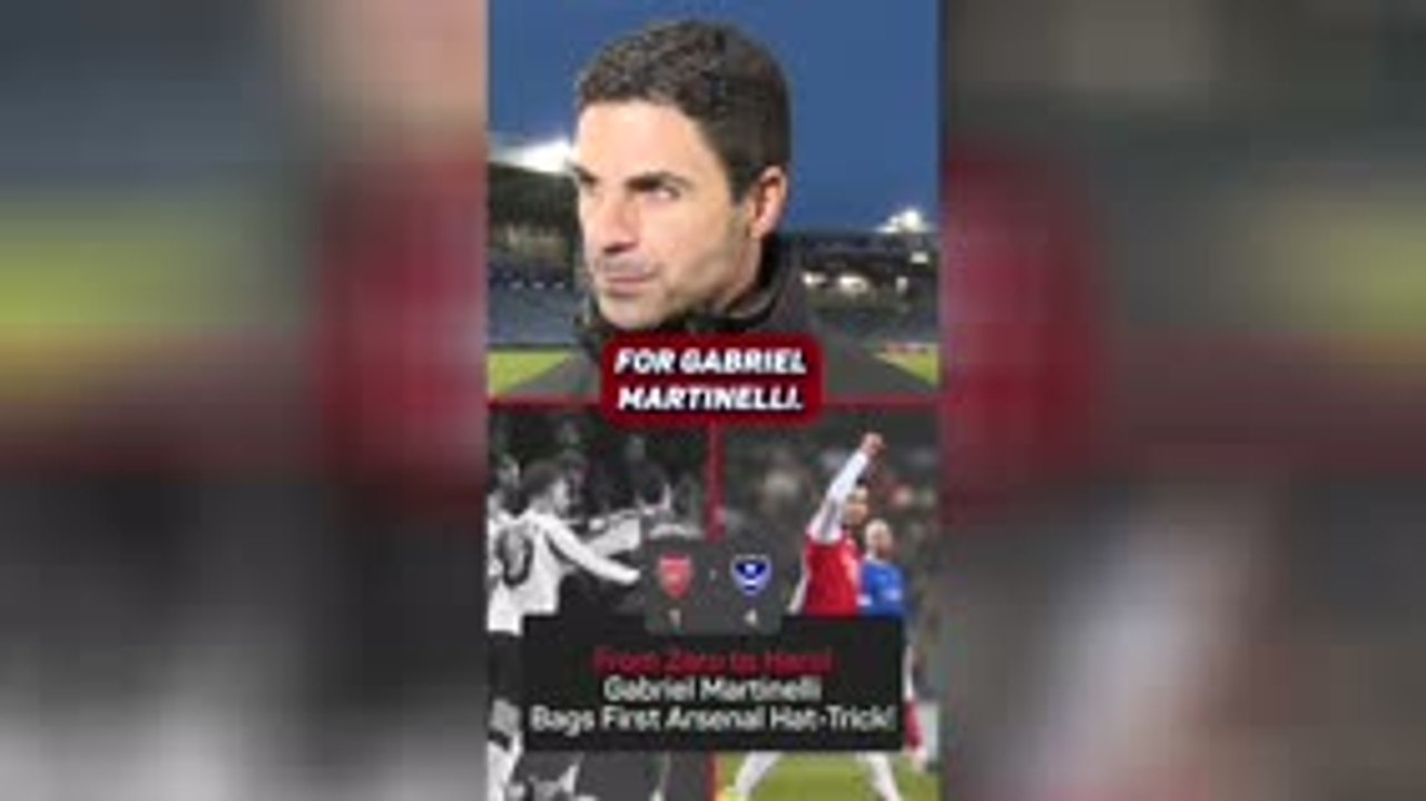 Martinelli did his talking on the pitch - Arteta