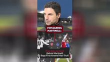 Martinelli did his talking on the pitch - Arteta