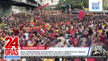 Mas agresibong pagsampa ng mga deboto sa andas, napuna | 24 Oras Weekend