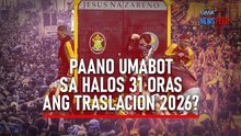 Paano umabot sa halos 31 oras ang Traslacion 2026? | GMA Integrated Newsfeed