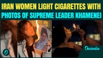 Iran Protest Shocking Video: Women Light Cigarettes With Khamenei’s Photos | 200+ Killed In Protests