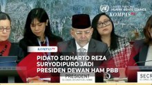 [FULL] Pidato Sidharto Reza Jadi Presiden Dewan HAM PBB, Sampaikan Amanat Presiden Prabowo