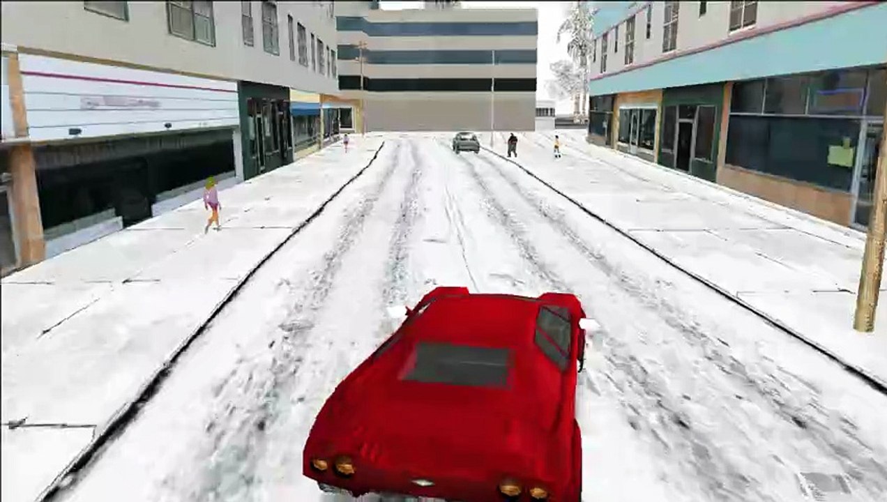 GTA Vice City,  Snow Conversion | Cold Day Mod | Video - 4