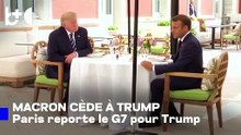 Macron cède aux caprices de Trump, reporte le G7 pour l'anniversaire du président américain