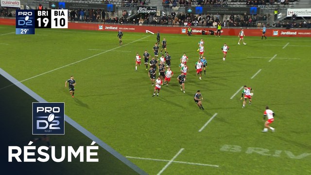 PRO D2 Saison 2025-2026 J16 - Résumé CA Brive - Biarritz Olympique PB