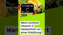 Wann schützt Vitamin C tatsächlich vor einer Erkältung?