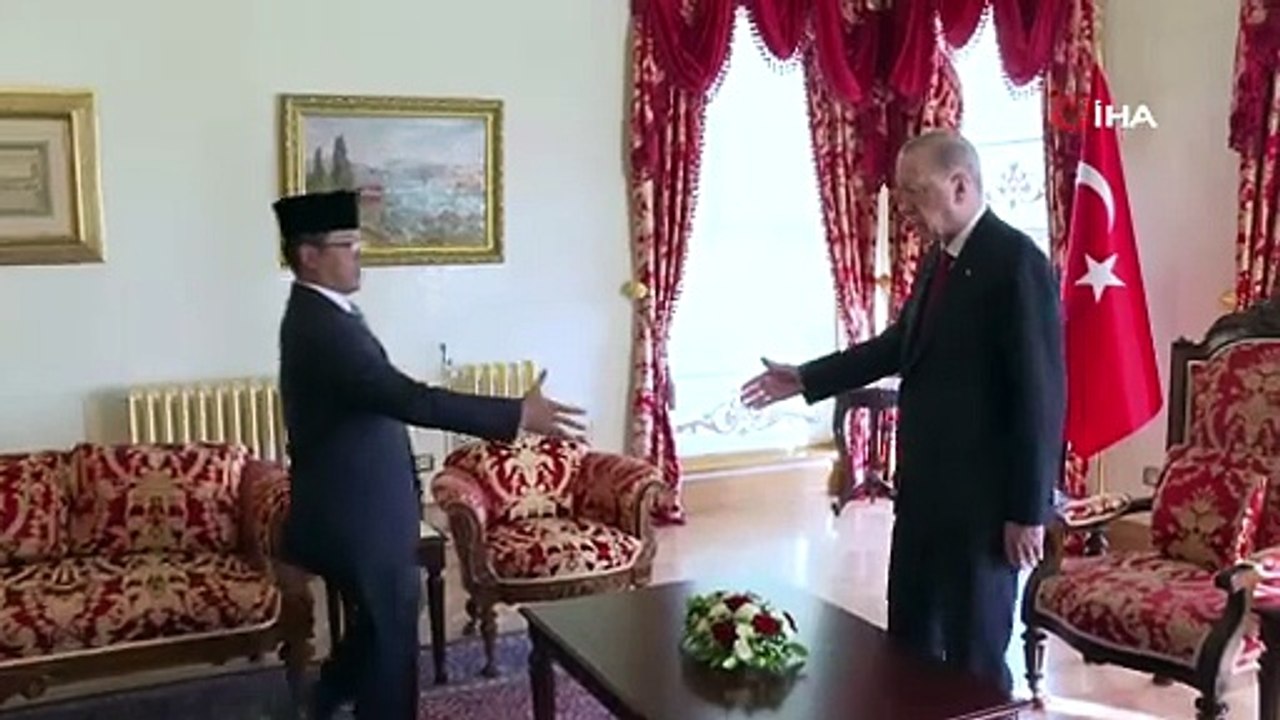 Cumhurbaşkanı Erdoğan, Endonezya Dışişleri ve Savunma Bakanını kabul etti