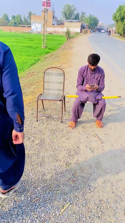 How this man sitting here