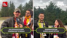 Galatasaray ve Fenerbahçe taraftarı ile derbi öncesi röportaj