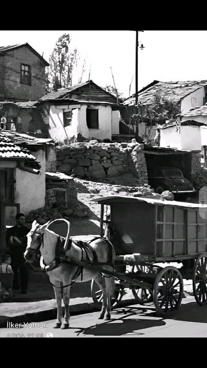 eskiden ekmek arabaları vardı