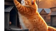 cat funny vide