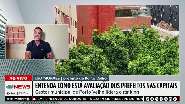 Prefeito de Porto Velho fala sobre liderar o ranking nacional em avaliação de serviços públicos
