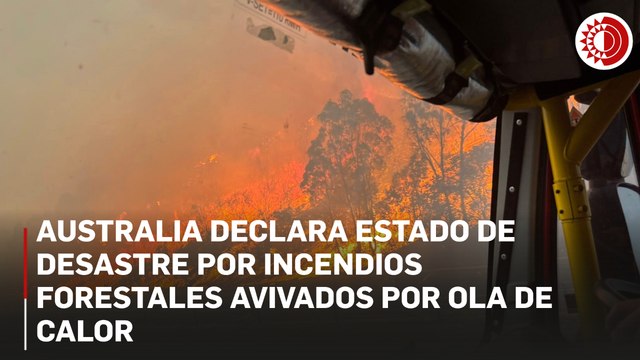 Australia declara estado de desastre por incendios forestales avivados por ola de calor