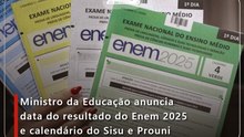 Ministro da Educação anuncia data do resultado do Enem 2025 e calendário do Sisu e Prouni