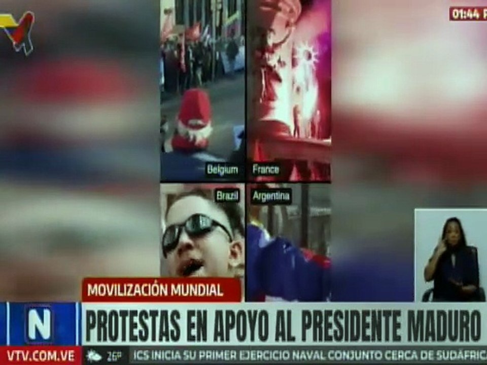 Movimiento global repudia las acciones de EE. UU. contra Venezuela y exigen la paz