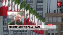 Analizan declaraciones de Trump por muertes de manifestantes en Irán