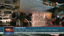 Venezuela receives 40 tons of medical supplies from Brazil after U.S. attack