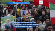 Demonstrations held in major European cities in solidarity with Iran protests
