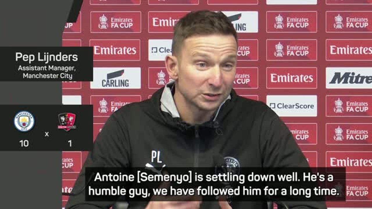 Lijnders praises impact of Semenyo on City debut