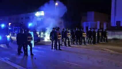 Manifestació contra Núcleo Nacional a Sentmenat