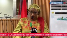 Djénabou TOURÉ,  DGE déclare fièrement après la présidentielle